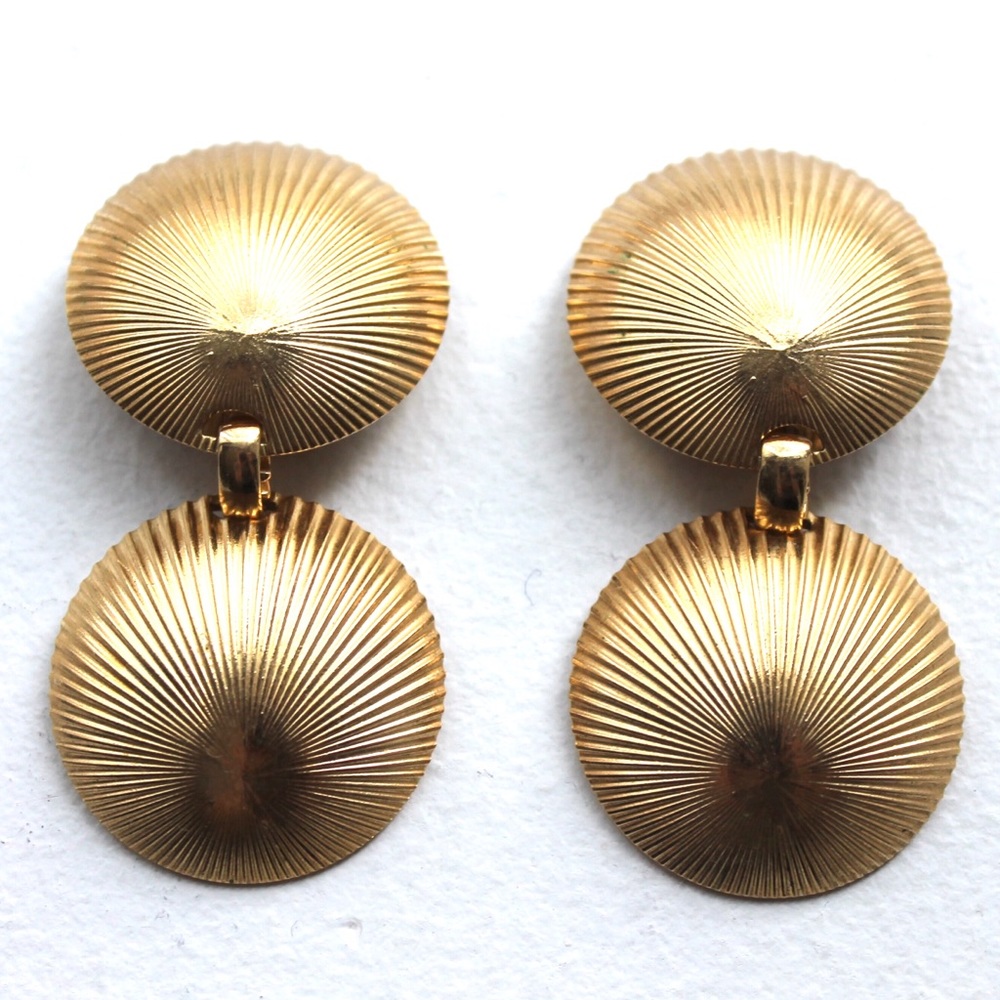 Vintage Christian Dior Clip On Earrings